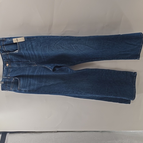 Pilcro Dark Blue Flare Jeans - Picture 6 of 8